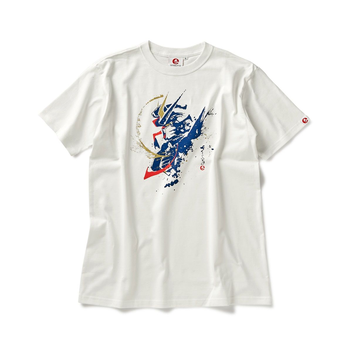 Strict G Japan Gundam Seed T Shirt Brush Painting Freedom Gundam