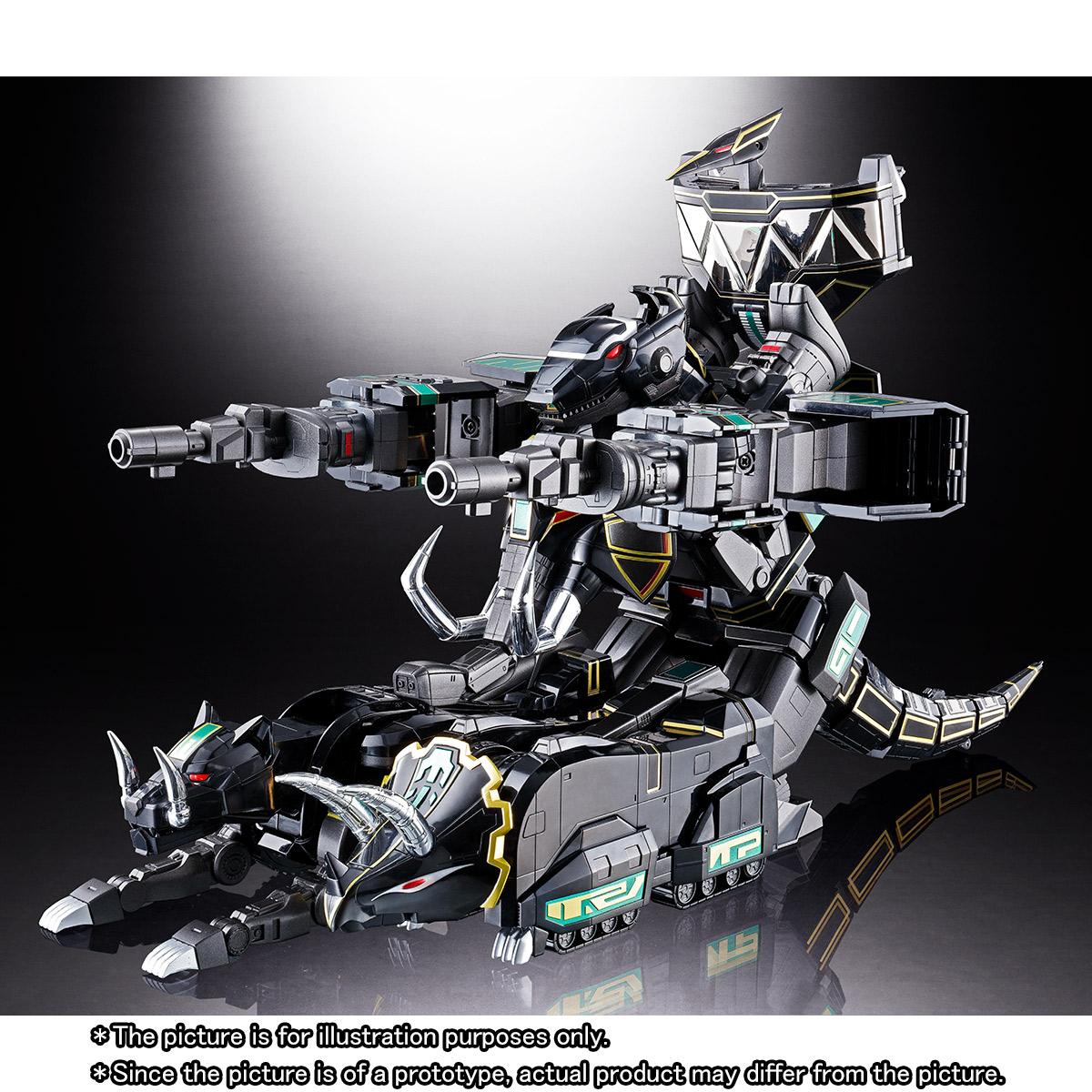 SOUL OF CHOGOKIN GX-72B MEGAZORD (BLACK VERSION) | Super Sentai