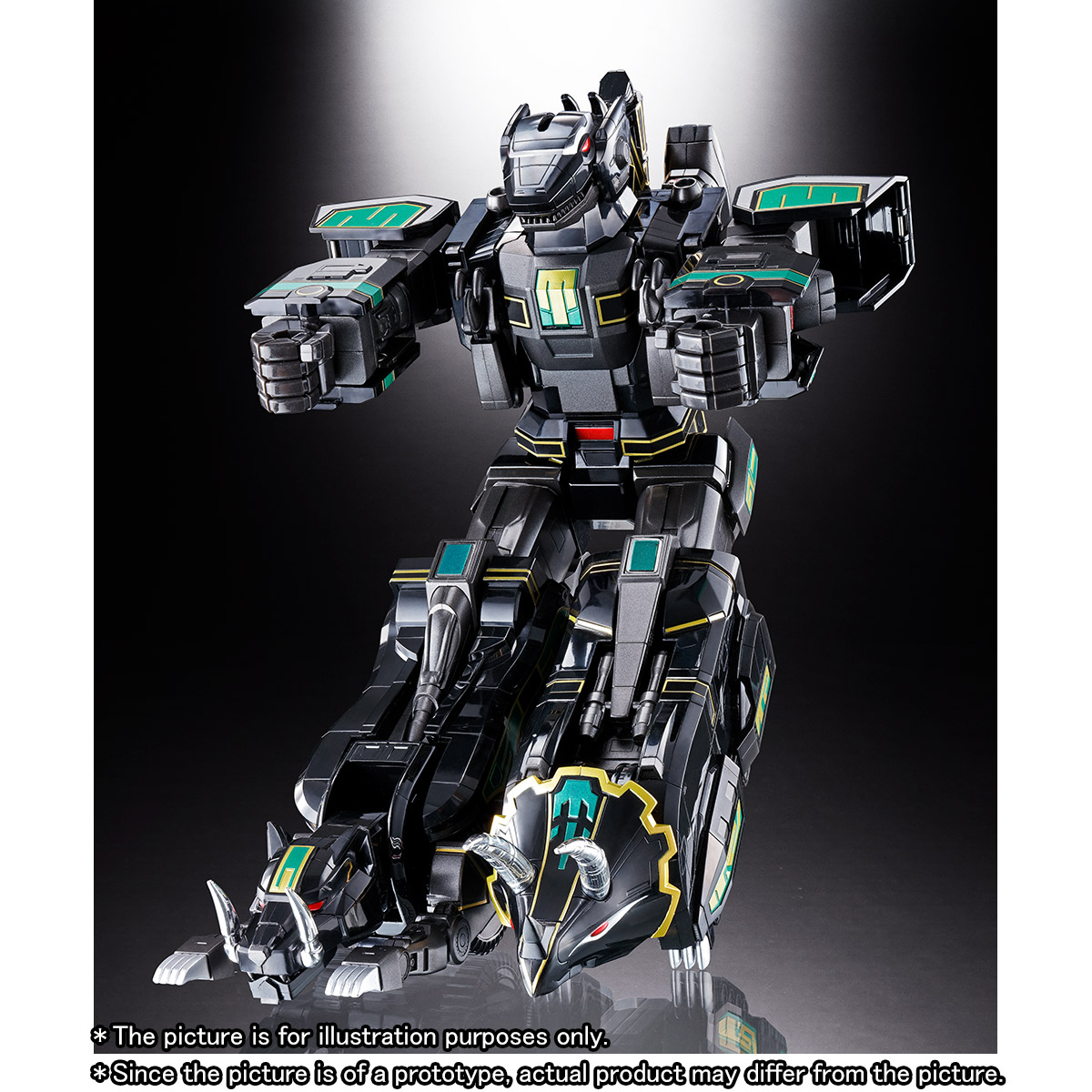 SOUL OF CHOGOKIN GX-72B MEGAZORD (BLACK VERSION) | Super Sentai