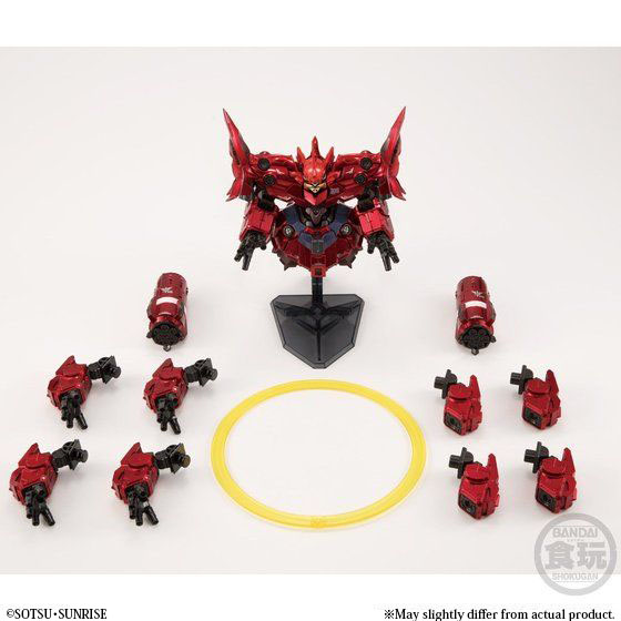 FW GUNDAM CONVERGE :CORE NEO ZEONG FULL SET (METALLIC VER.) W/O