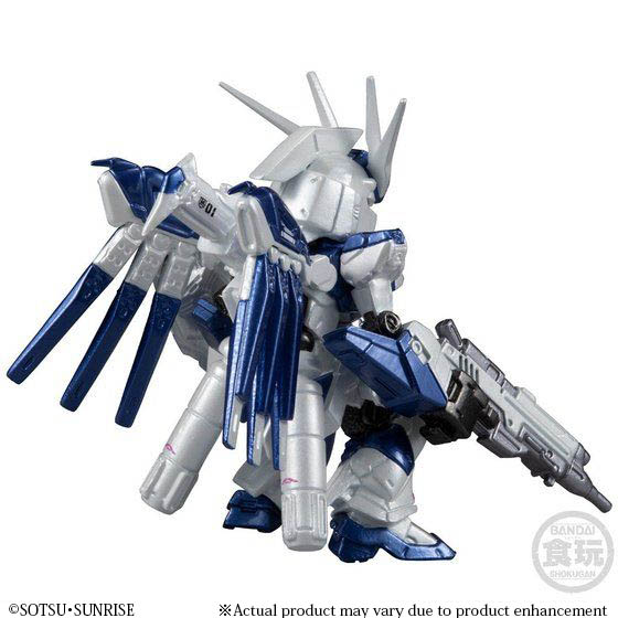 FW GUNDAM CONVERGE:CORE Hi- νGUNDAM & NIGHTINGALE (METALLIC COLOR