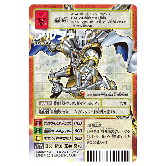 Digital Monster Card Game Return's Premium Select File Vol.1