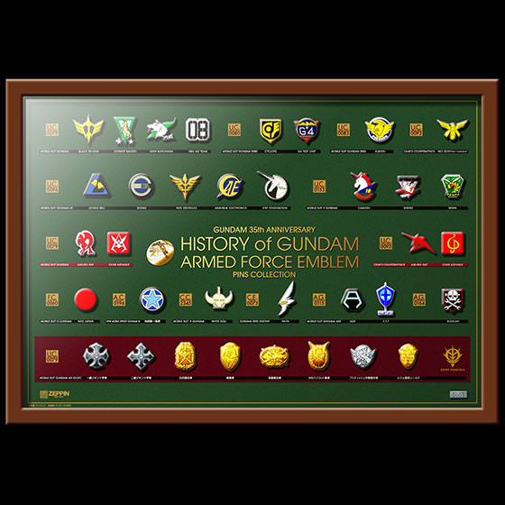 GUNDAM 35TH ANNIVERSARY PINS COLLECTION [2015年3月發送] | GUNDAM