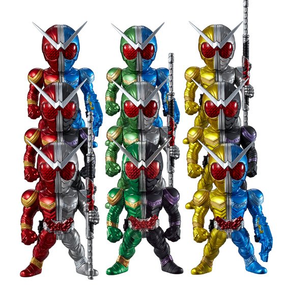 【未使用品】CONVERGE KAMEN RIDER PB02 3体セット輸送箱 CONVERGE KR PB02 -W MAX EDITION- [2016年11月發送] | Kamen Rider