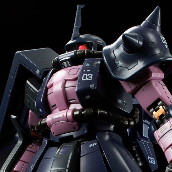 RG 1/144 MS-06R-1A BLACK TRI-STARS ZAKU II | GUNDAM | PREMIUM
