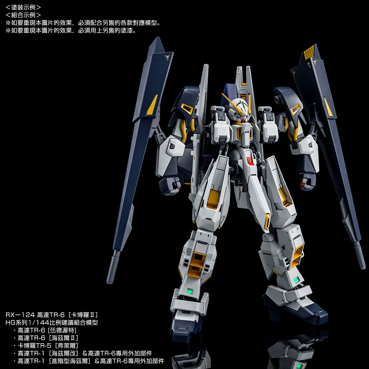 HG 1/144 GUNDAM TR-1 [ADVANCED HAZEL] & EXPANSION PARTS SET for