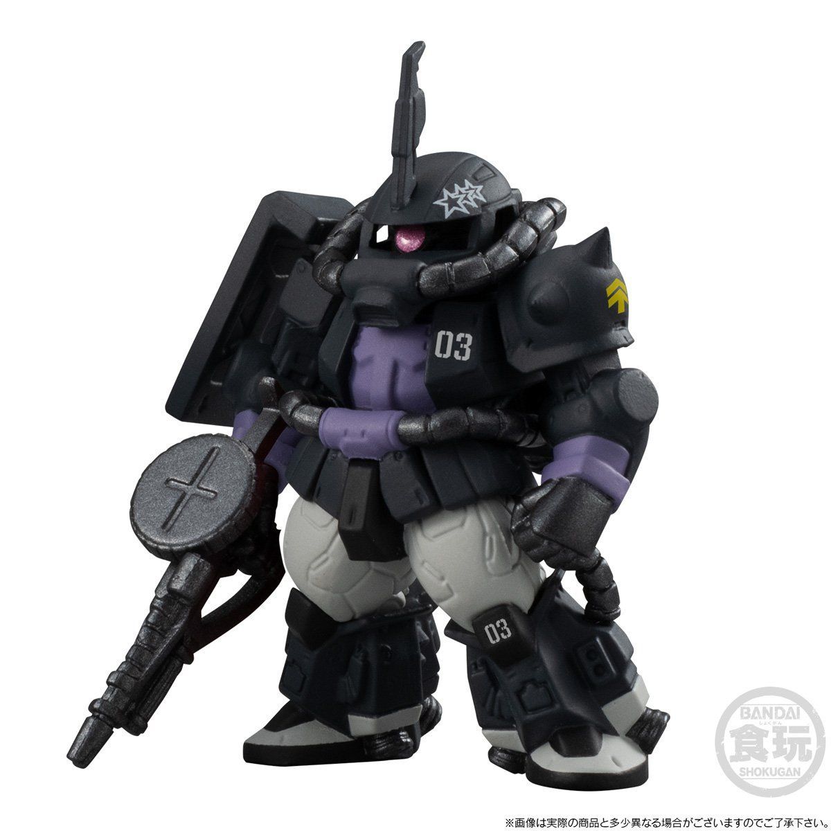 FW GUNDAM CONVERGE:CORE BLACK TRI-STARS ZAKU II HIGH MOBILITY TYPE