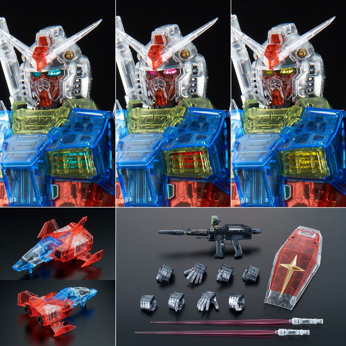 PG UNLEASHED 1/60 CLEAR COLOR BODY FOR RX-78-2 GUNDAM [Sep