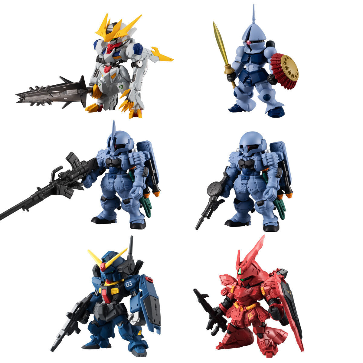 FW GUNDAM CONVERGE 10th ANNIVERSARY MEMORIAL SELECTION 01 SET W/O