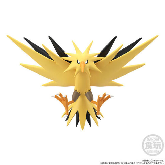 POKÉMON SCALE WORLD KANTO REGION ARTICUNO & ZAPDOS & MOLTRES W/O