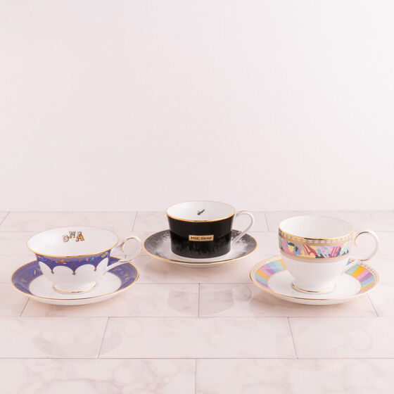 Noritake Cup＆Saucer set BTS Music Theme DNA ver.／MIC Drop ver