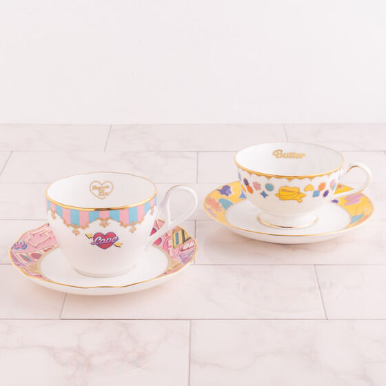 Noritake Cup＆Saucer set BTS 未使用 Noritake Cup＆Saucer set BTS Music Theme Boy With Luv ver.／Butter