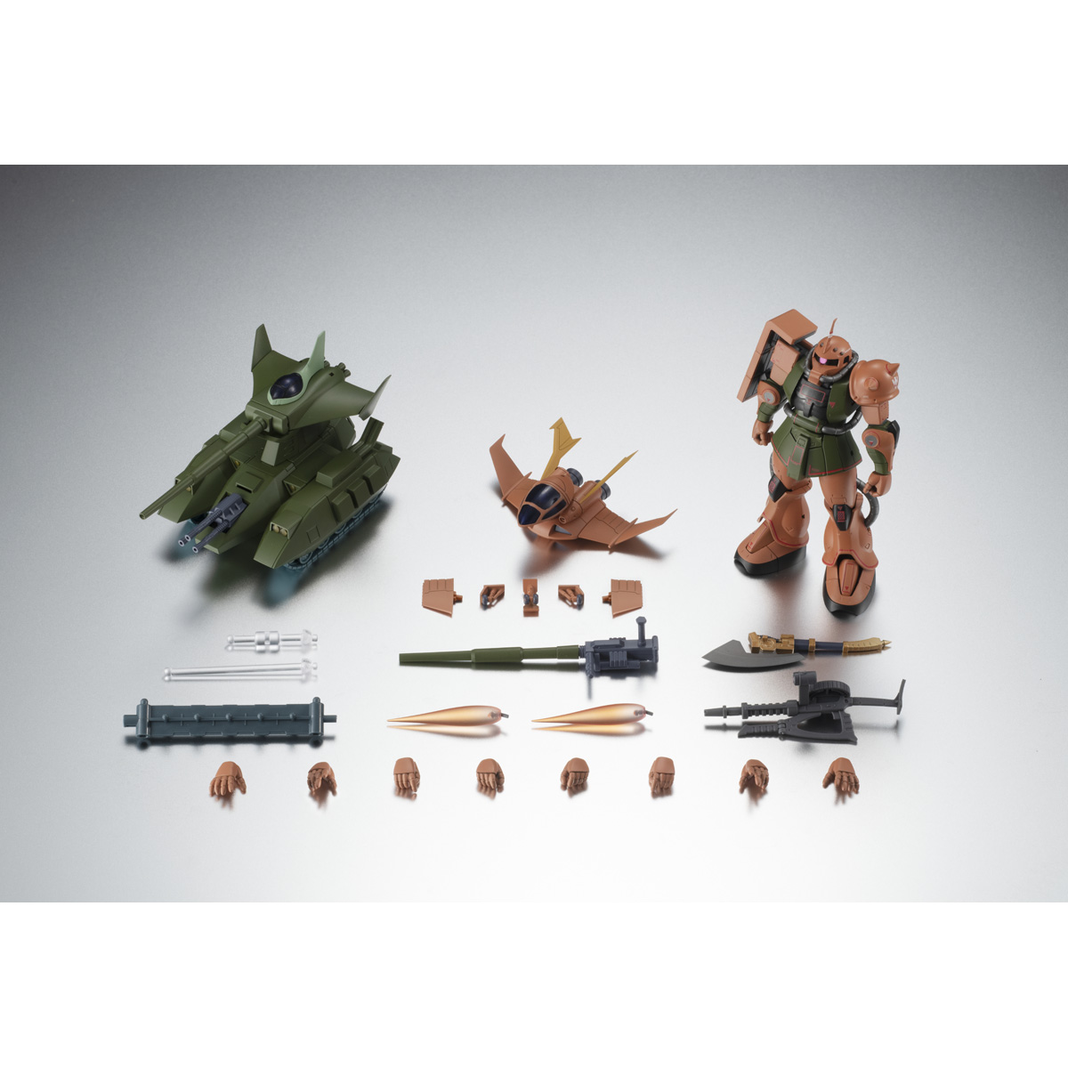 ROBOT SPIRITS <SIDE MS> MS-06FS ZAKUⅡ GARMA'S CUSTOM MODEL AND