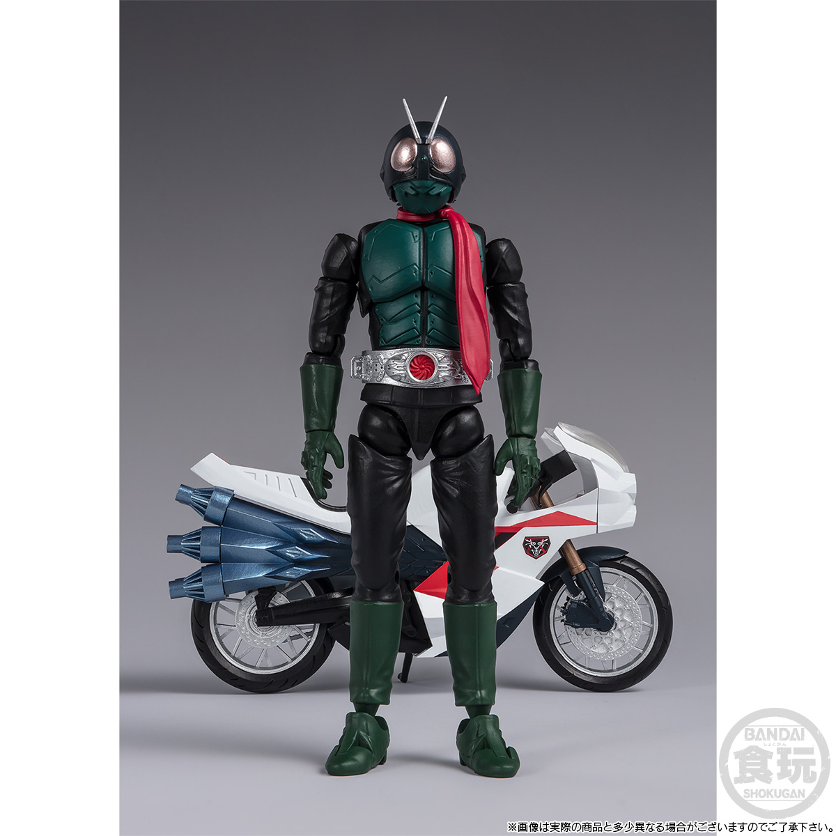 SHODO-XX SHIN MASKED RIDER MASKED RIDER & THE CYCLONE SET W/O GUM
