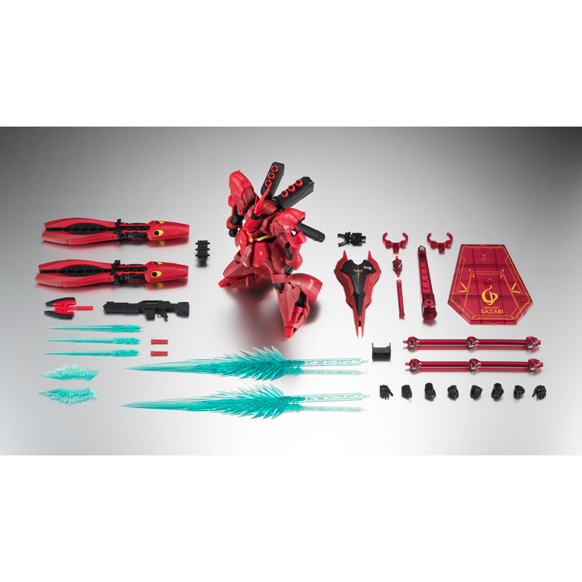 【meifua】【4個セット】 THE ROBOT SPIRITS＜SIDE MS＞ MSN-04FF SAZABI with DOUBLE HORN