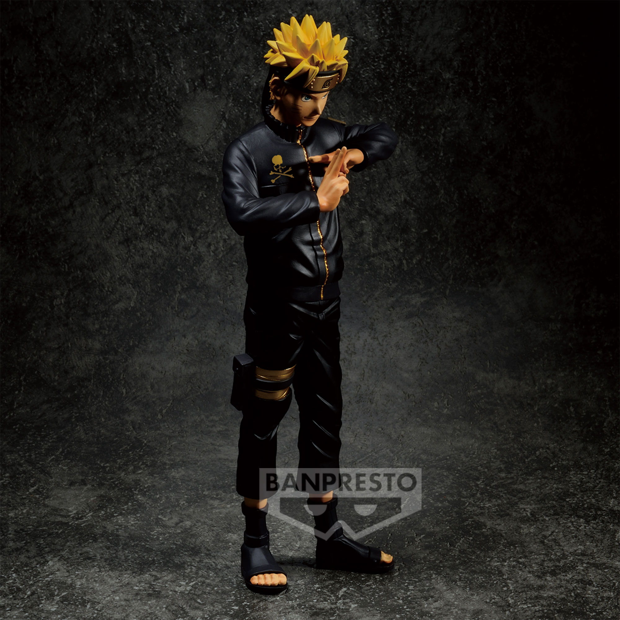 【美品】NARUTO ナルト疾風伝 Grandista BLACK ver. mastermind JAPAN NARUTO SHIPPUDEN UZUMAKI NARUTO Grandista BLACK