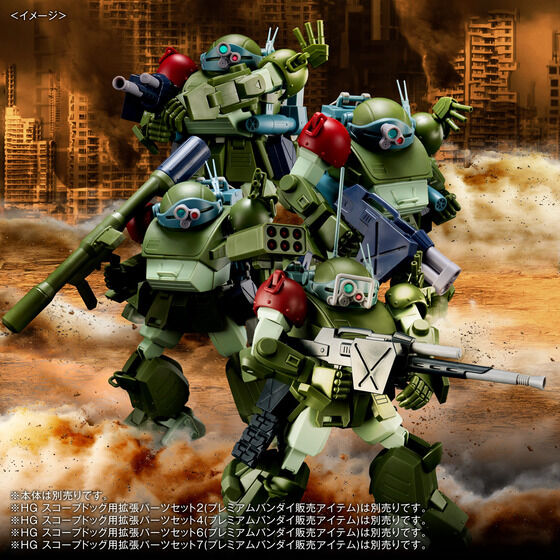 HG EXPANSION PARTS SET 8 for SCOPEDOG [Oct 2025 Delivery