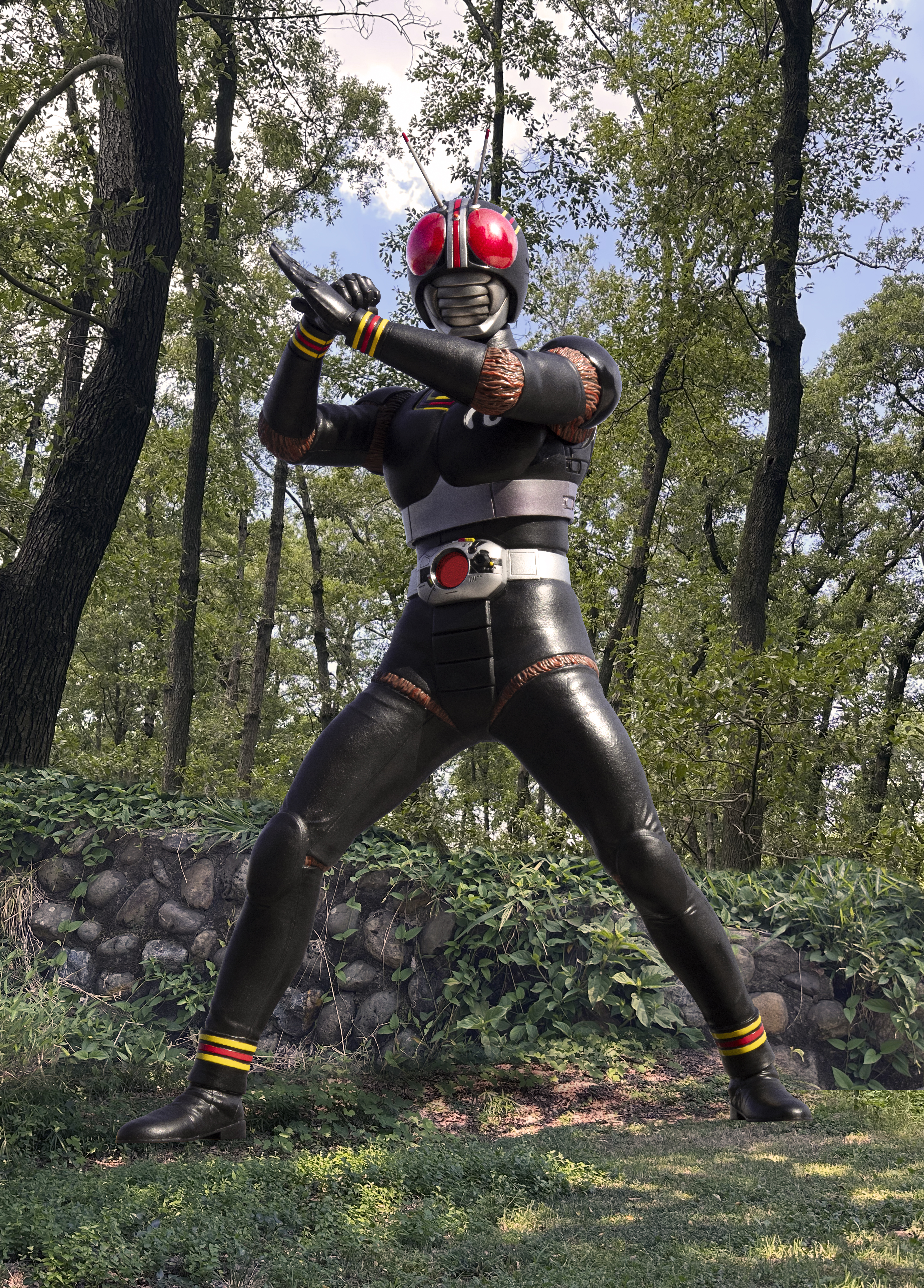 【PHARFAITE】ASTRAL RIDER SUIT ブラックL ULTIMATE ARTICLE KAMEN RIDER BLACK | Kamen Rider | PREMIUM BANDAI