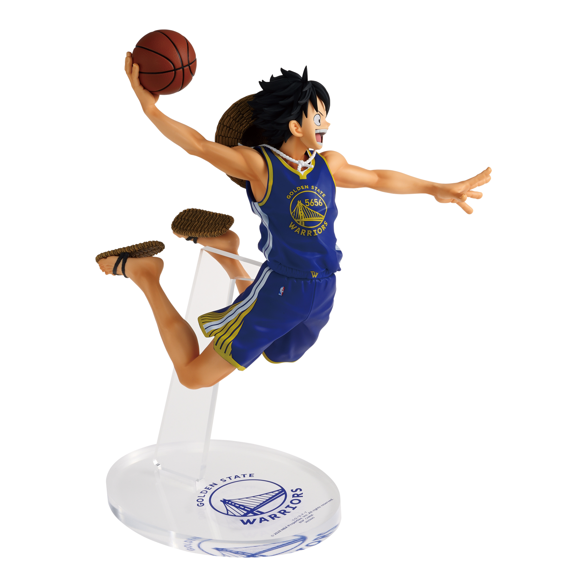 ONE PIECE × NBA MASTER STARS PIECE THE MONKEY.D.LUFFY GOLDEN STATE