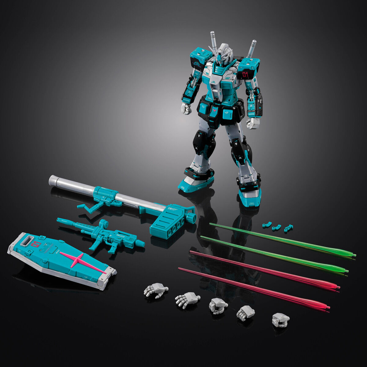 RG 1/144 RX-78-2 GUNDAM Ver.2.0 [HATSUNE MIKU Ver.] [2026年6月發送