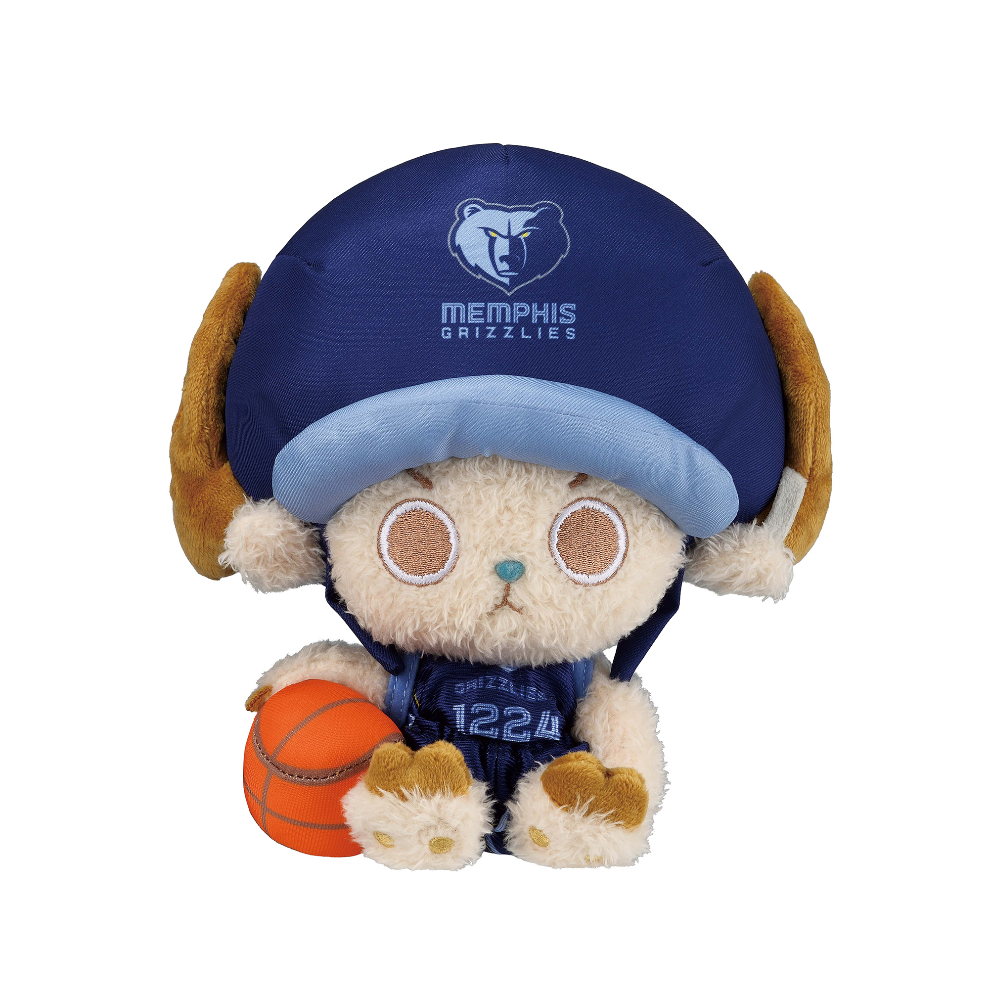 航海王 × NBA 喬巴 絨毛玩偶 曼菲斯灰熊隊