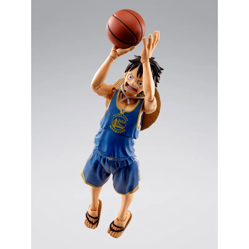 S.H.Figuarts ONE PIECE×NBA MONKEY.D.LUFFY -GOLDEN STATE WARRIORS