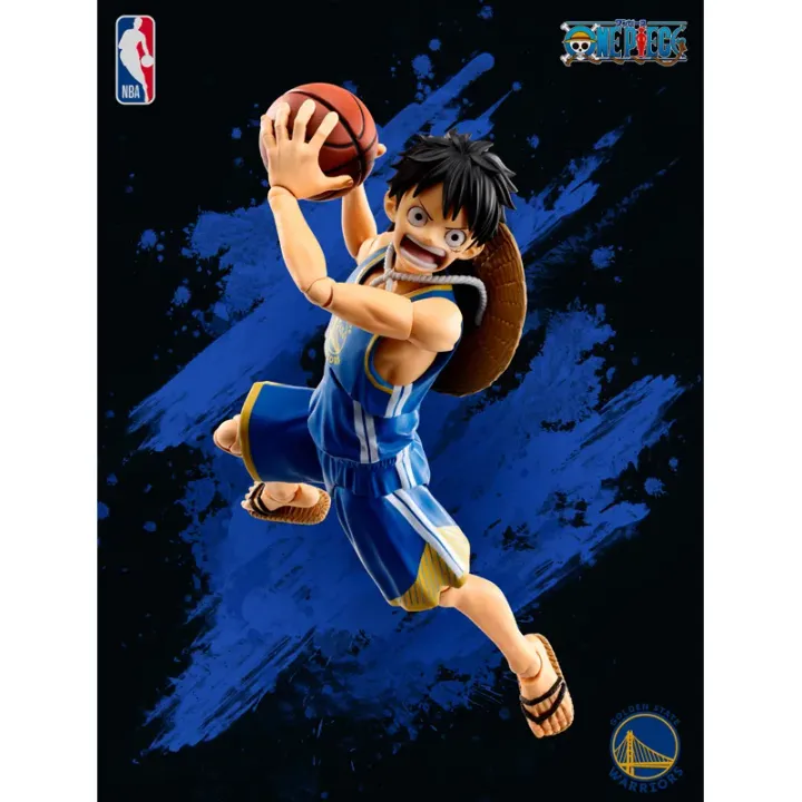 S.H.Figuarts ONE PIECE×NBA MONKEY.D.LUFFY -GOLDEN STATE WARRIORS