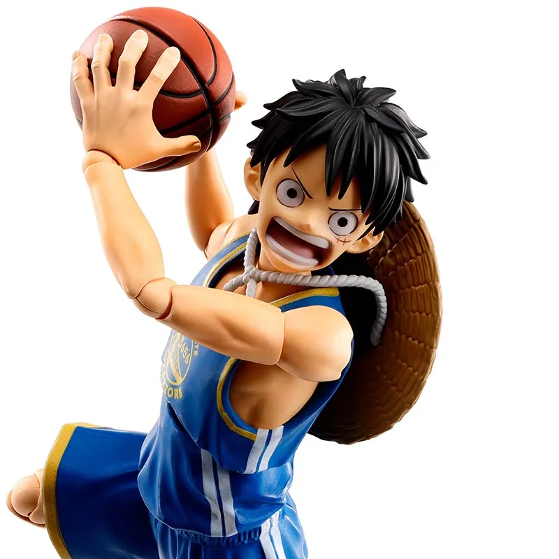 S.H.Figuarts ONE PIECE×NBA MONKEY.D.LUFFY -GOLDEN STATE WARRIORS ver.-