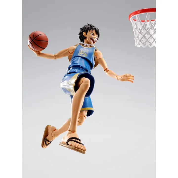 S.H.Figuarts ONE PIECE×NBA MONKEY.D.LUFFY -GOLDEN STATE WARRIORS