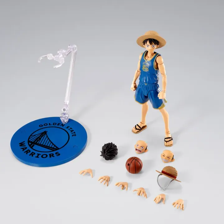 S.H.Figuarts ONE PIECE×NBA MONKEY.D.LUFFY -GOLDEN STATE WARRIORS