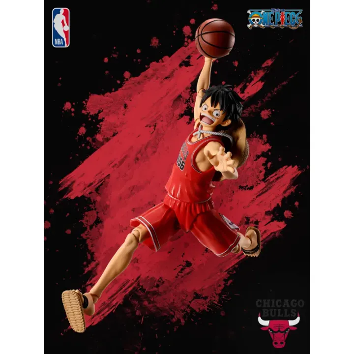 S.H.Figuarts ONE PIECE×NBA MONKEY.D.LUFFY -CHICAGO BULLS ver