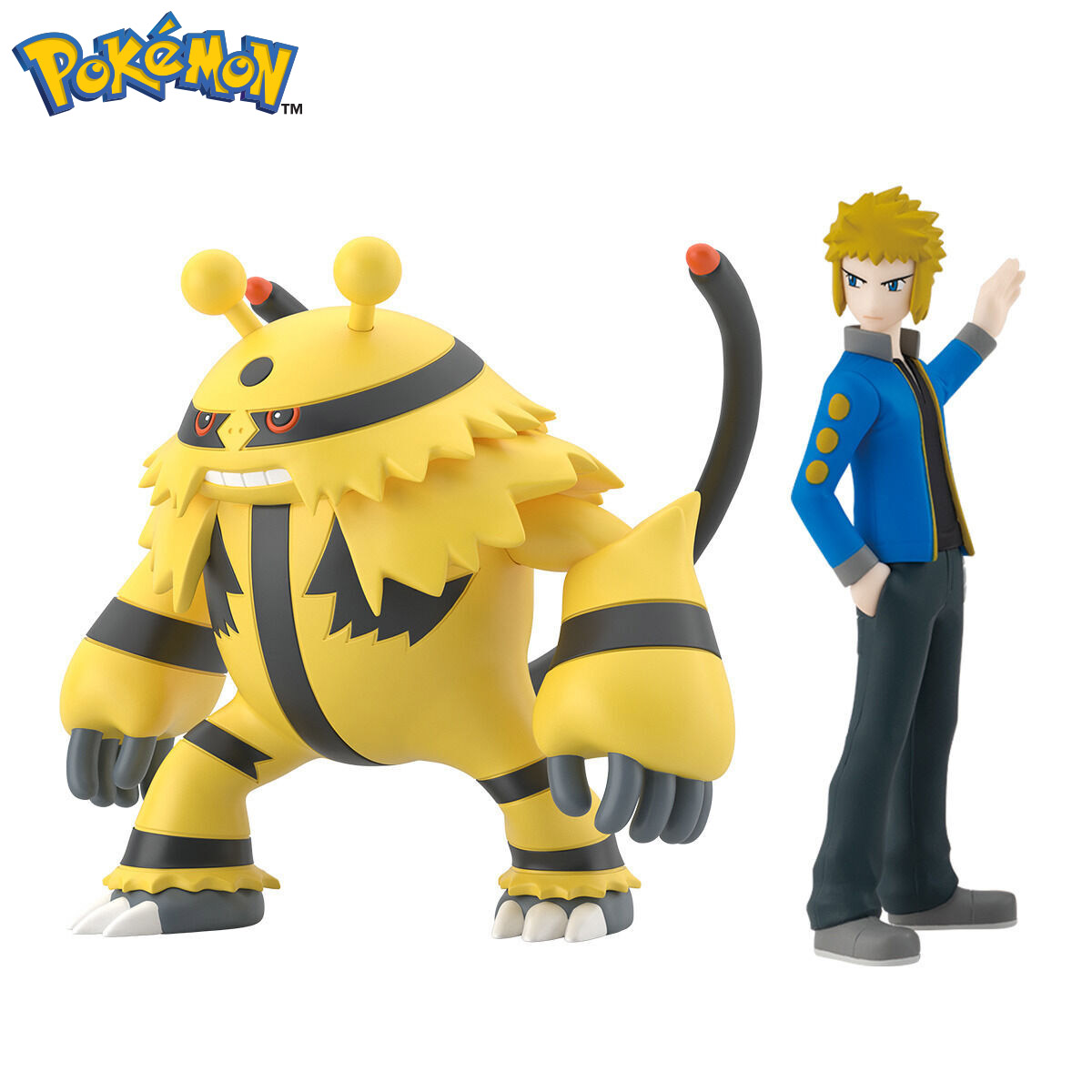 POKÉMON SCALE WORLD SINNOH REGION VOLKNER & ELECTIVIRE W/O GUM