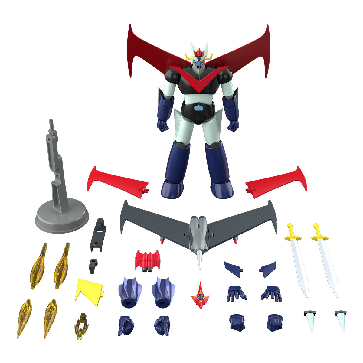 SMP [SHOKUGAN MODELING PROJECT] GREAT MAZINGER FIRE ON! SET W/O GUM