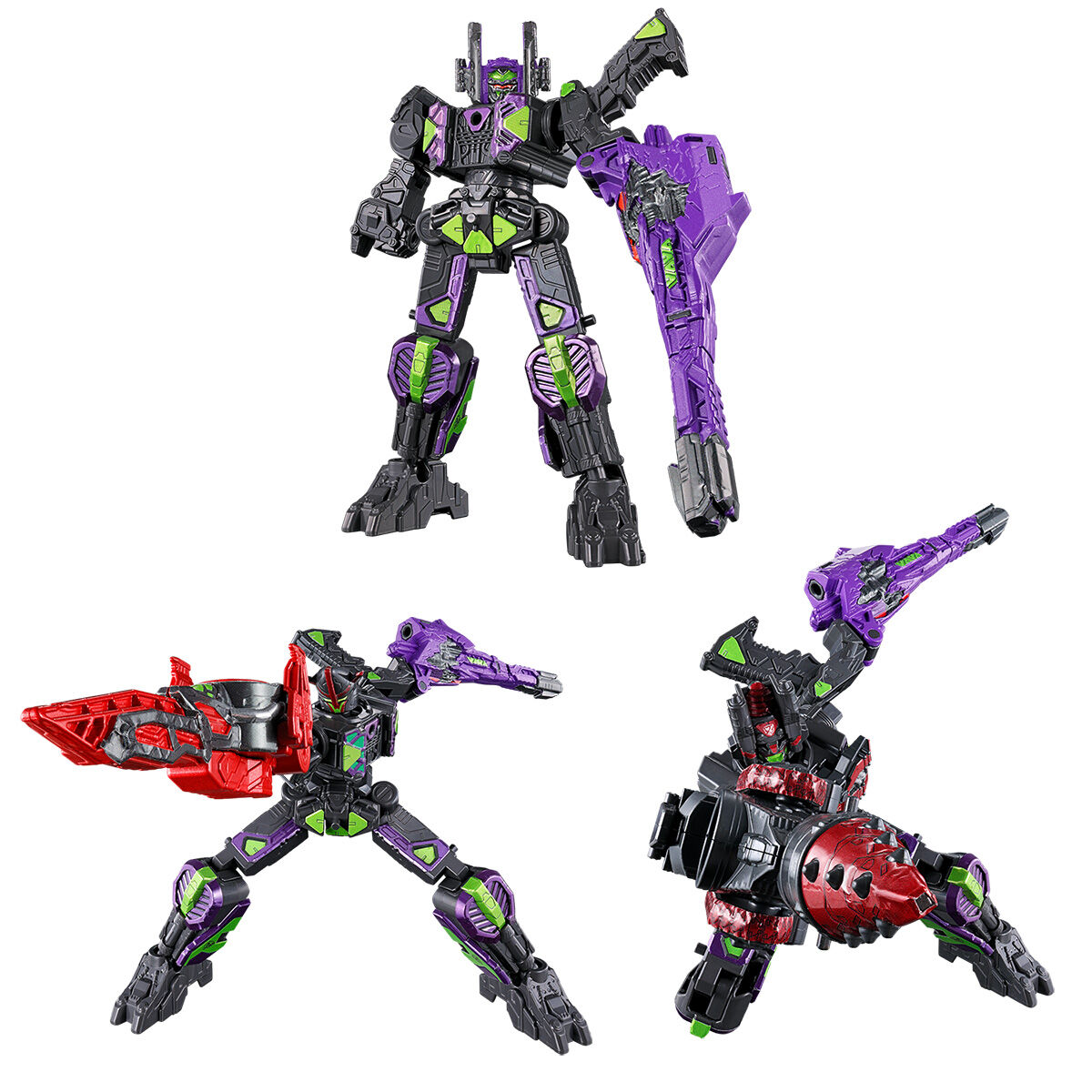 MINIPLA PB ARK GAVARION GC-R & GAVARION SABER(DARK VER.) & GAVARION DRILL(DARK VER.) W/O CANDY