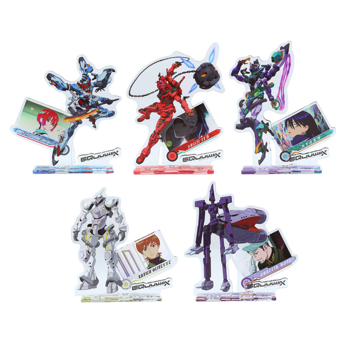 UNIVERSAL　ユニバーサル　BATTLE AX　バトルアックス　キュー ACRYLIC STAND MOBILE SUIT GUNDAM GQuuuuuuX (XAVIER'S GYAN HAKUJI