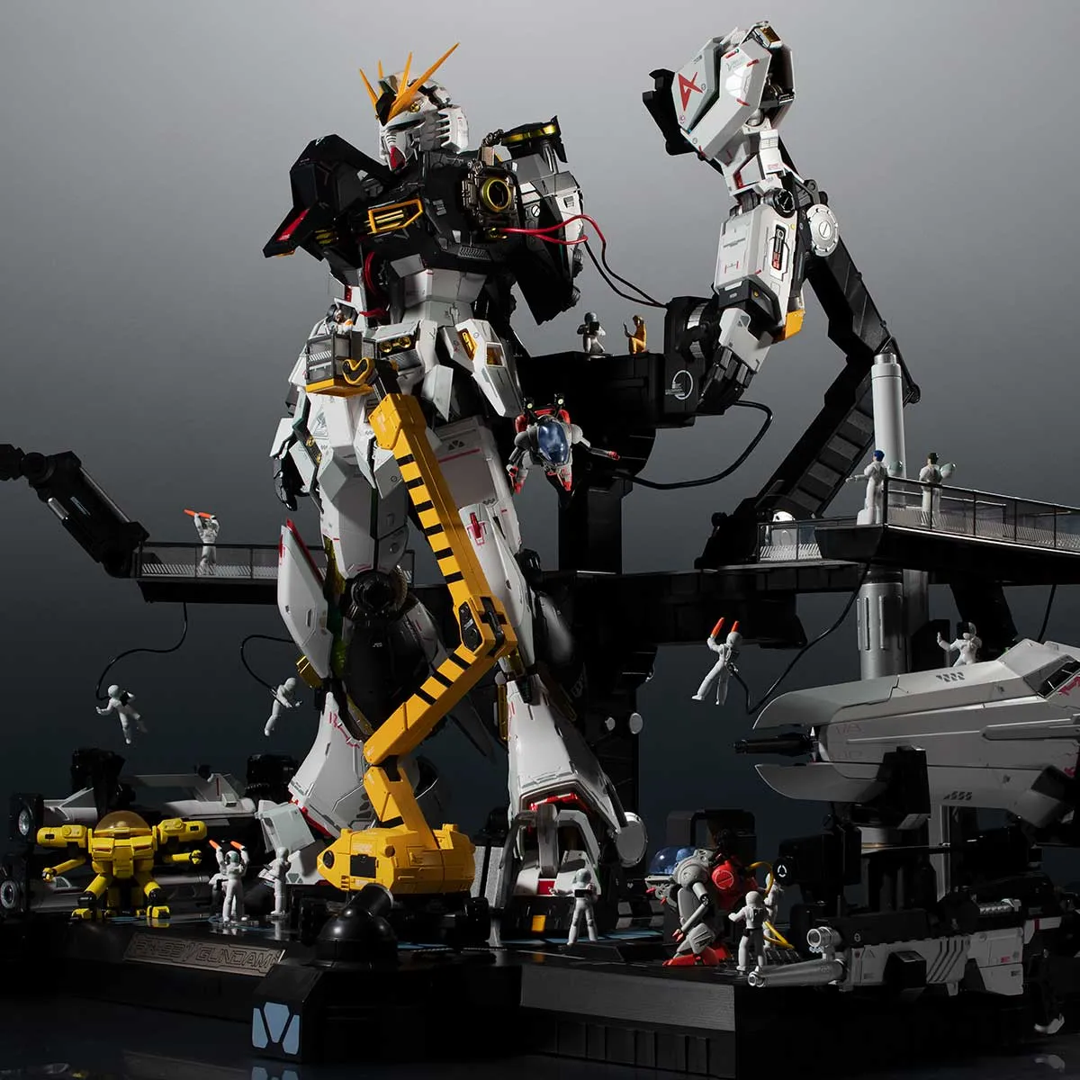 METAL STRUCTURE KAITAI-SHOU-KI RX-93 νGUNDAM OPTION PARTS LONDO BELL ENGINEERS