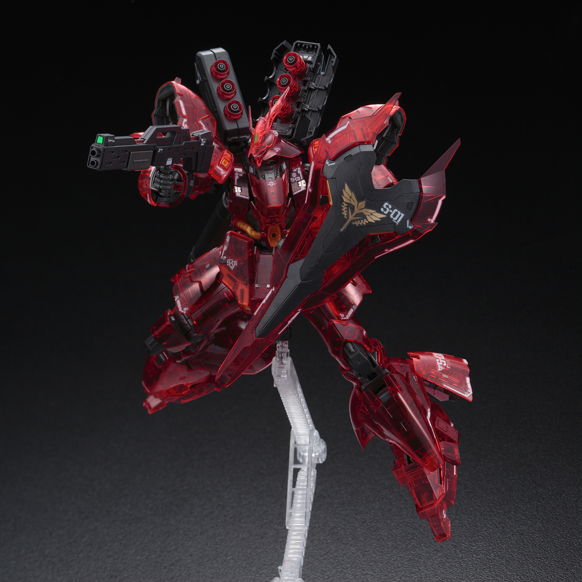 RG SAZABI [CLEAR COLOR] 限定版　MG キュベレイダムド RG 1/144 SAZABI[CLEAR COLOR] | GUNDAM | PREMIUM BANDAI USA