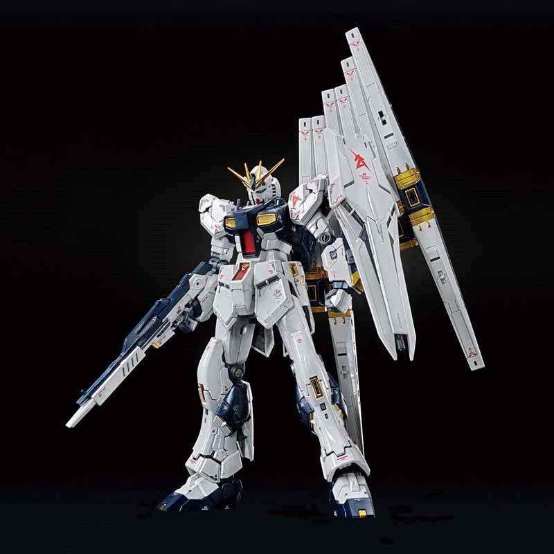 RG 1/144 THE GUNDAM BASE LIMITED Nu GUNDAM[TITANIUM FINISH