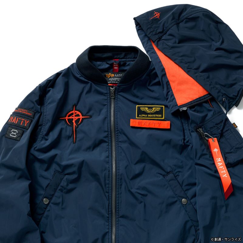 ALPHA INDUSTRIES STRICT-G ガンダム　GUNDAM STRICT-G × ALPHA INDUSTRIES MA-1 『機動戦士ガンダム』40周年記念