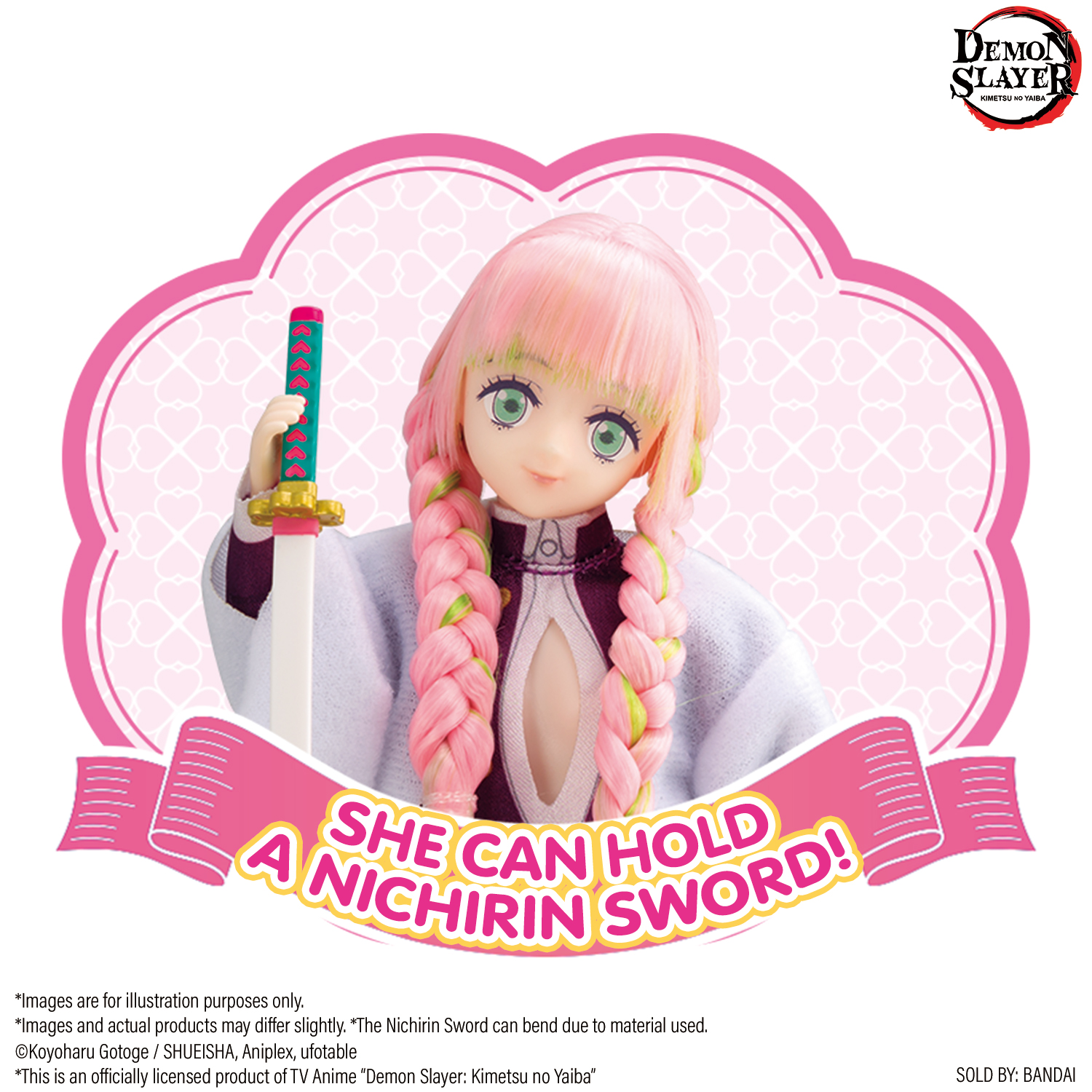 Demon Slayer Style Doll Mitsuri Demon Slayer Style Doll Mitsuri