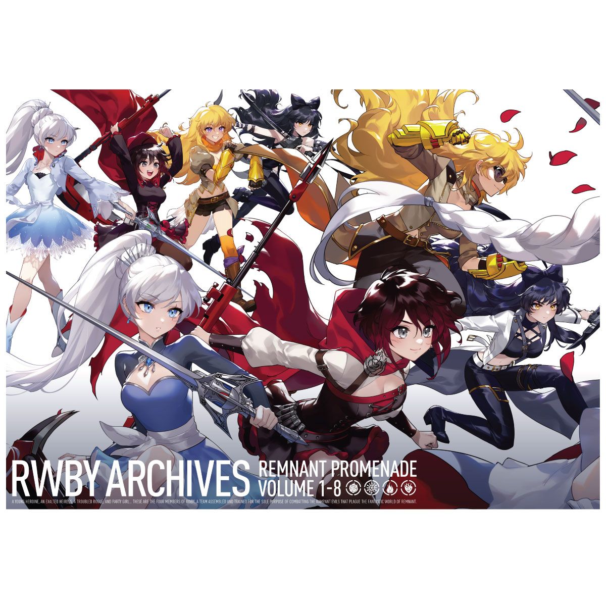 RWBY ARCHIVES REMNANT PROMENADE vol.1-8 [April 2024 Delivery] (Japan ...