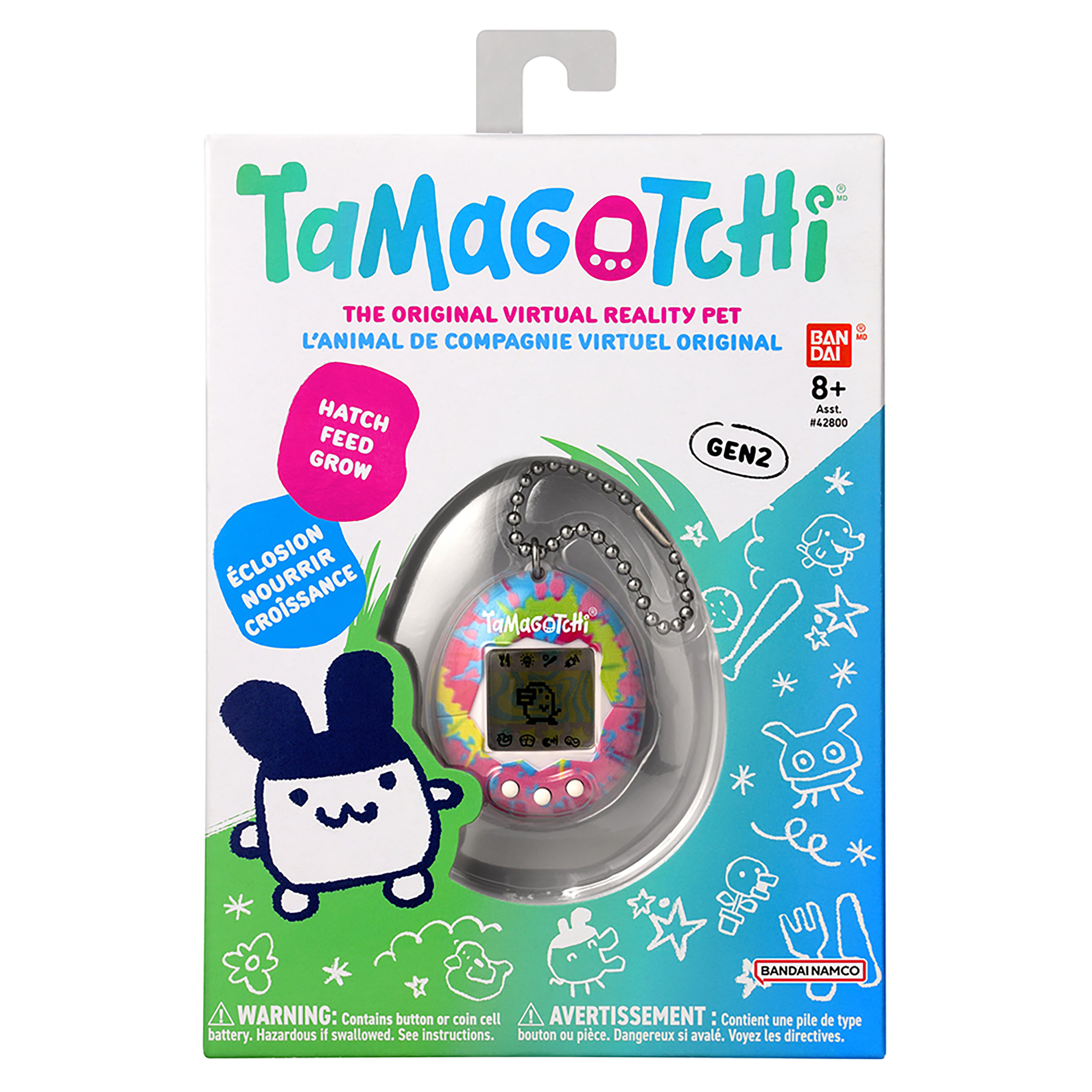 Original Tamagotchi - Tie Dye (Updated Logo) | PREMIUM