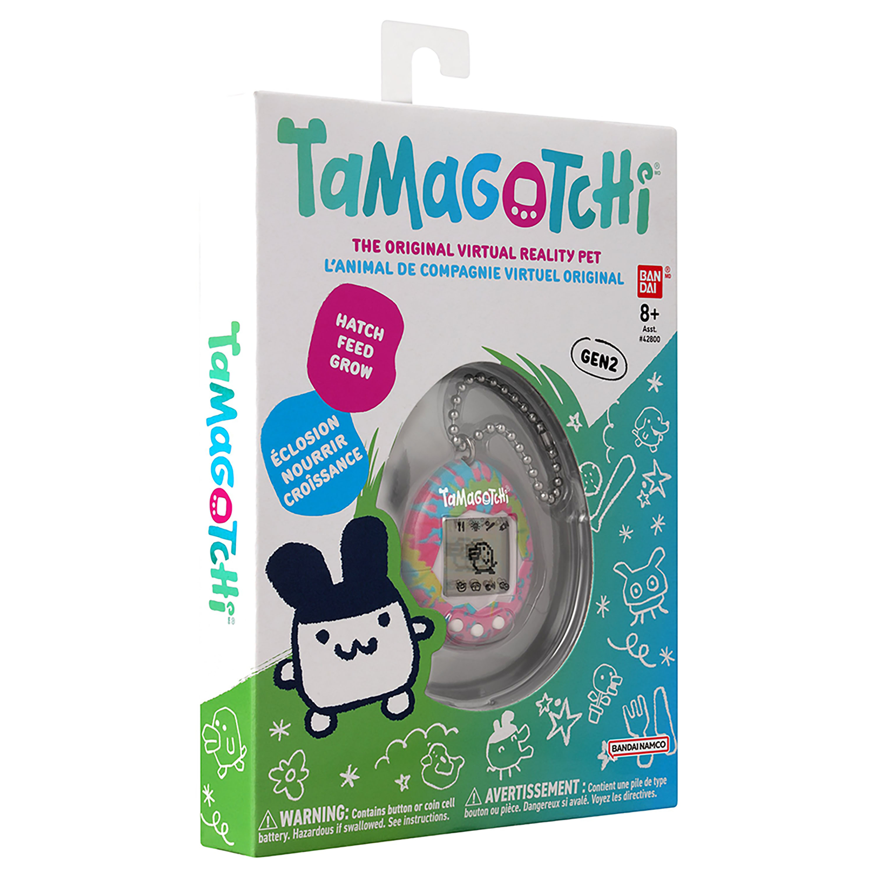 Original Tamagotchi - Tie Dye (Updated Logo) | PREMIUM BANDAI USA