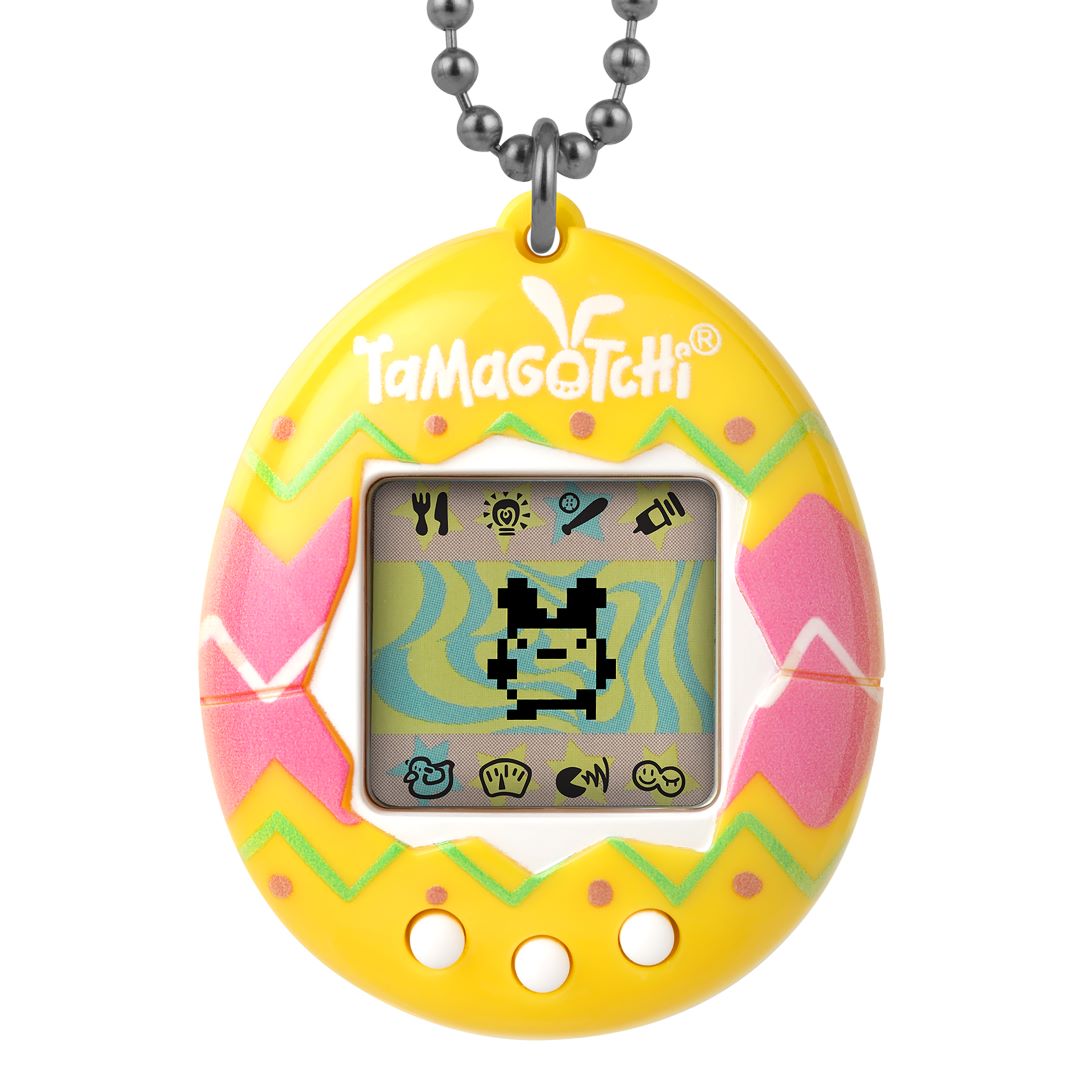 Original Tamagotchi - Easter Yellow Egg Paint | PREMIUM BANDAI USA