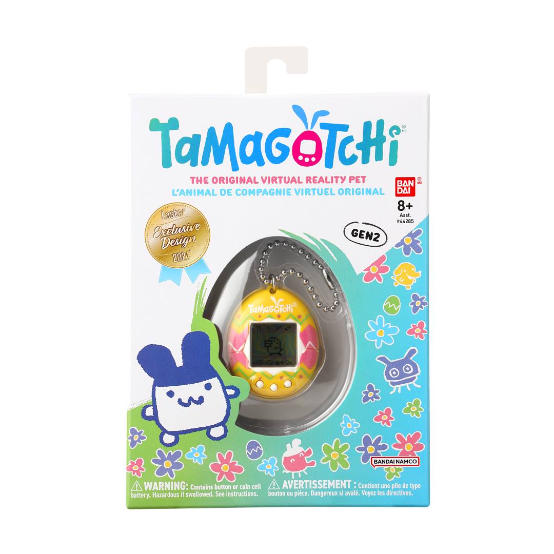 Original Tamagotchi - Easter Yellow Egg Paint | PREMIUM BANDAI USA