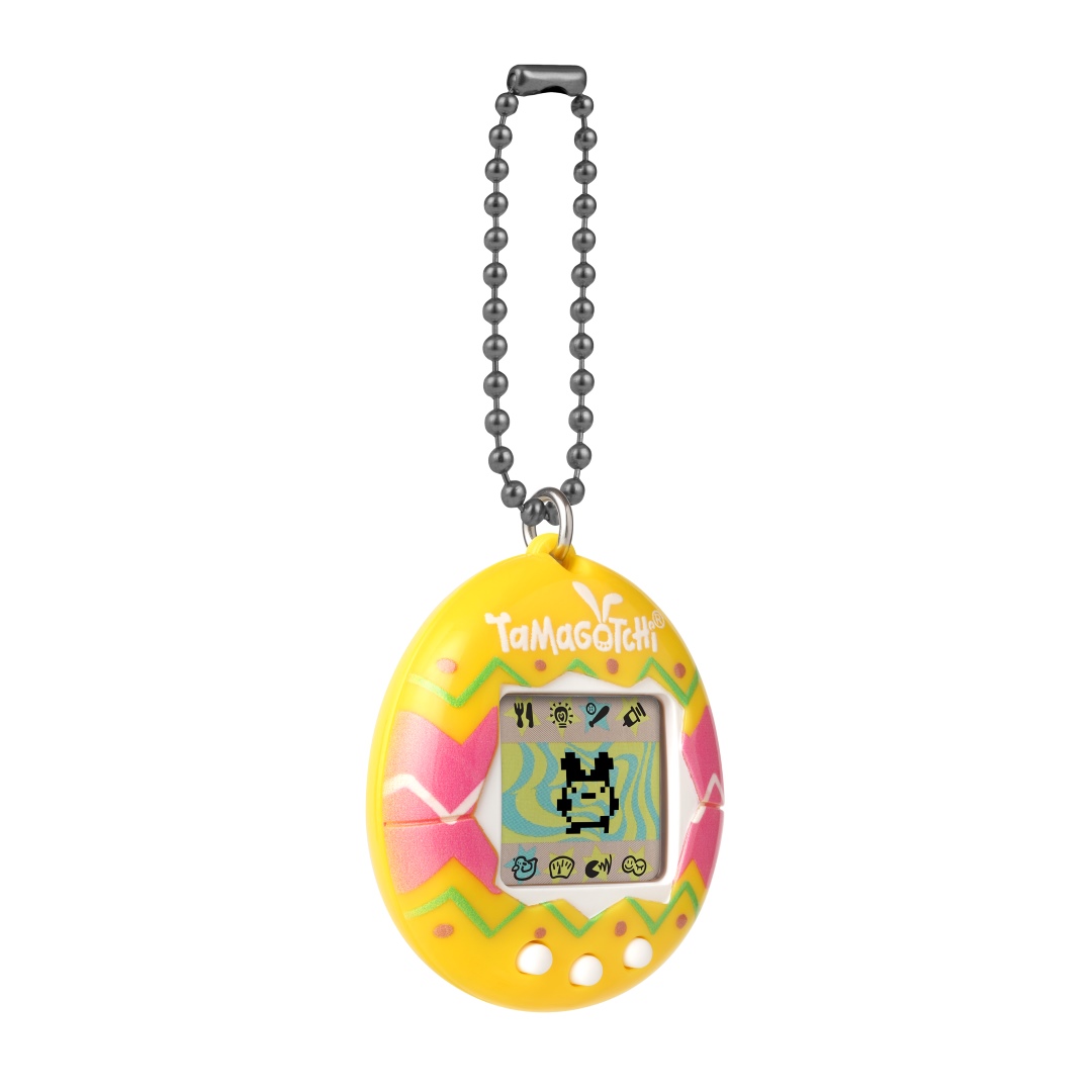 Original Tamagotchi - Easter Yellow Egg Paint | PREMIUM BANDAI USA