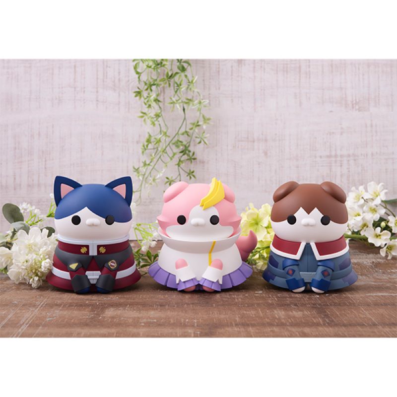 ネコパト　DAKIN9体セット Nyanto! The Big Series Nyandam SEED Kira, Athrun, Lacus Set with