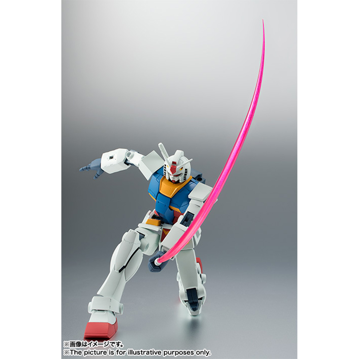 thumbnail interactive-video image 1 of Tamashii Nations Robot Spirits RX-78-2 Gundam A.N.I.M.E. Action Figure - Highly Articulated, Anime-Accurate Poseable Model 1 of 4