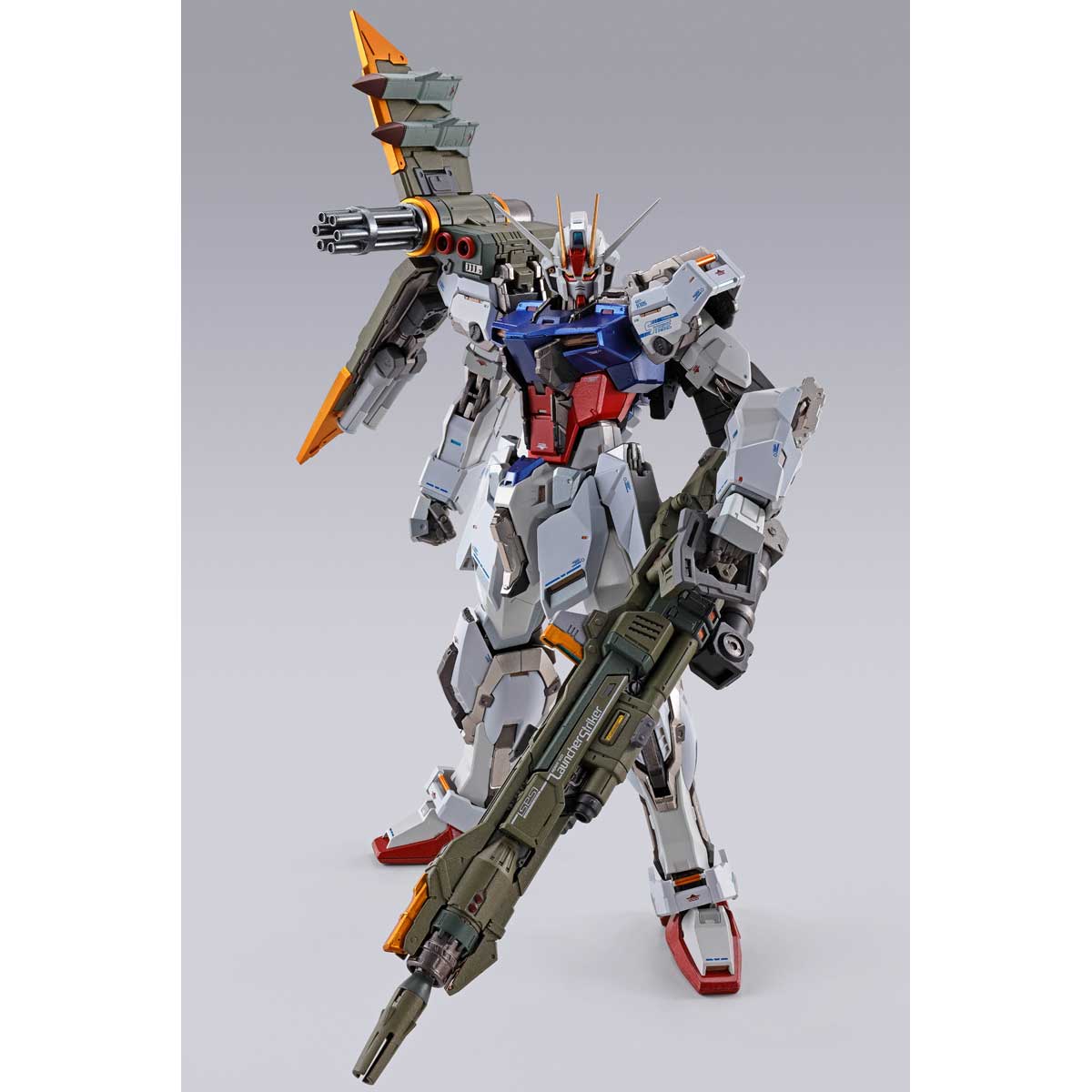 BANDAI L BUILD ストライクガンダム Ver. METAL BUILD LAUNCHER STRIKER <REVIVAL Ver.> | GUNDAM | PREMIUM