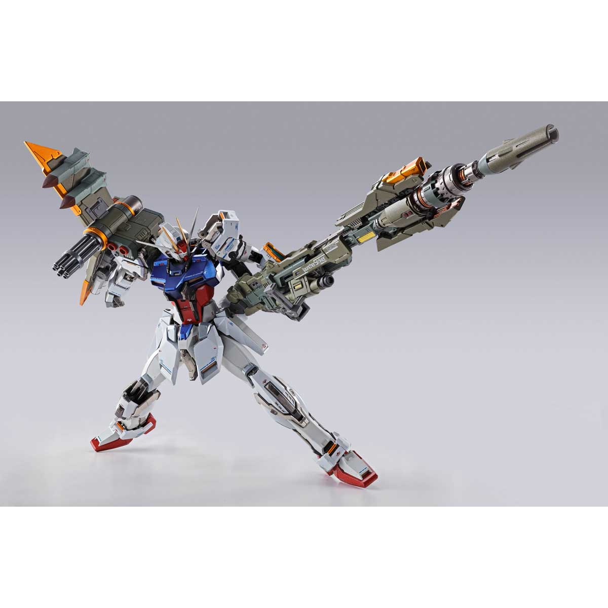 BANDAI L BUILD ストライクガンダム Ver. METAL BUILD LAUNCHER STRIKER <REVIVAL Ver.> | GUNDAM | PREMIUM